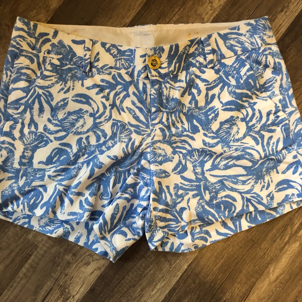 Lilly Pulitzer On a Roll Callahan  Lobster & Crab pattern  Shorts 4